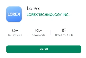 Lorex application